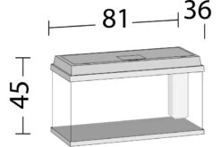 Juwel Primo 110 Schwarz Aquarium-Set -EHEIM || sera || AQUATLANTIS Verkaufsgeschäft 13j25370 Juwel Primo 110 schwarz 3