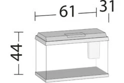 Juwel Primo 70 Weiß Aquarium-Set -EHEIM || sera || AQUATLANTIS Verkaufsgeschäft 13j25370 Juwel Primo 70 weiss 3