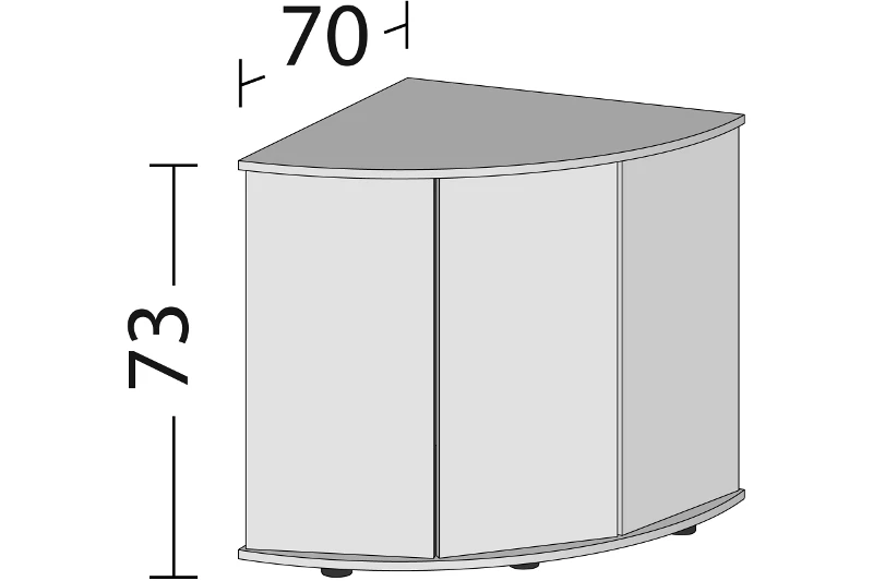 Juwel Schrank SBX Trigon 190 Schwarz 3 Juwel Schrank SBX Trigon 190 Schwarz – Bild 3