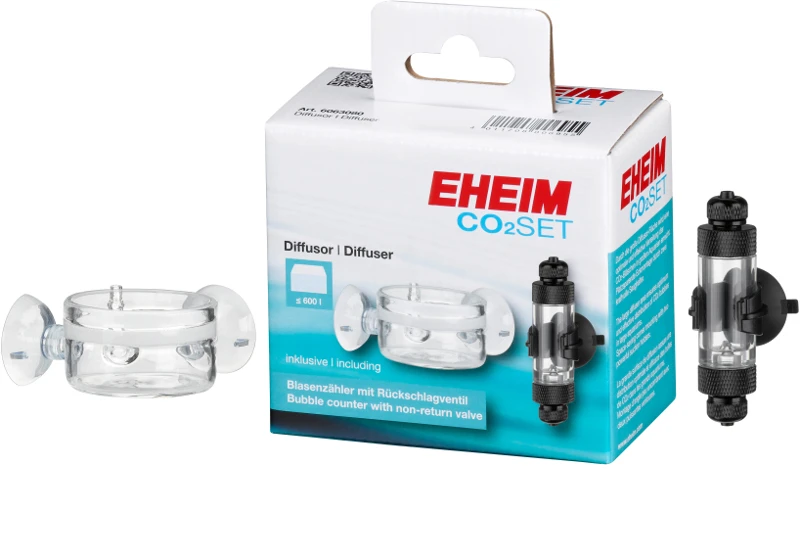 EHEIM CO2 Diffusor Für Aquarien Bis 600 Liter, Blasenzähler, Rückschlagventil 1 EHEIM CO2 Diffusor Für Aquarien Bis 600 Liter, Blasenzähler, Rückschlagventil
