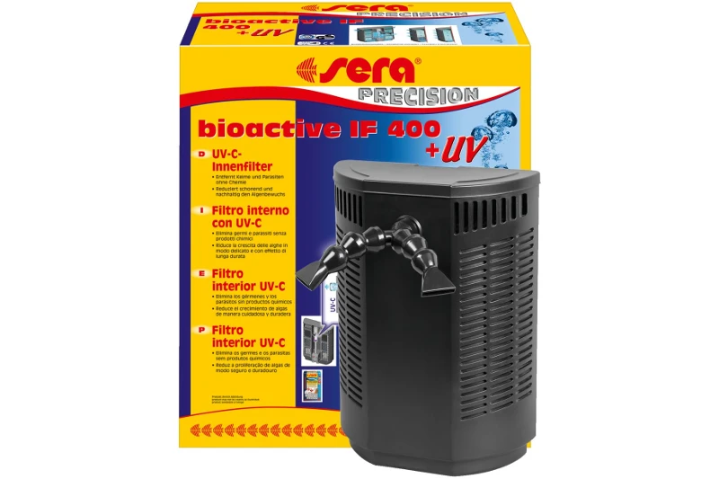 Sera Bioactive IF 400 + UV - Innenfilter Mit UV-C-Lampe 1 Sera Bioactive IF 400 + UV - Innenfilter Mit UV-C-Lampe