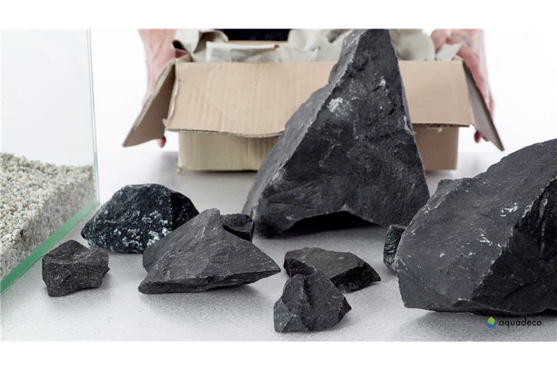 Aquadeco Schwarzer Felsen Dekoset Für 100 Cm Aquarium 2 Aquadeco Schwarzer Felsen Dekoset Für 100 Cm Aquarium – Bild 2