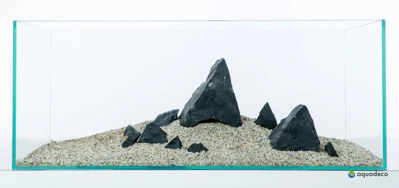 Aquadeco Schwarzer Felsen Dekoset Für 60 Cm Aquarium 1 Aquadeco Schwarzer Felsen Dekoset Für 60 Cm Aquarium