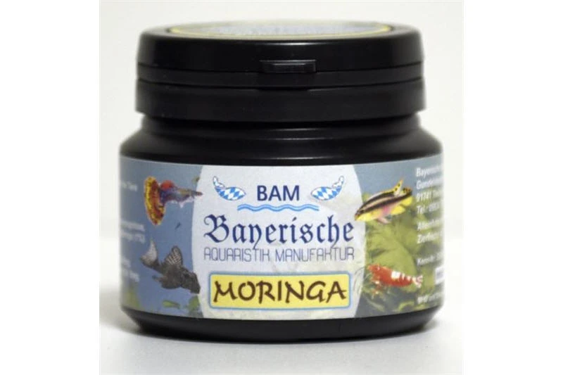 BAM Moringa, Futtergranulat Für Zierfische, Körnung 0,9-1,4 Mm, 100 G 1 BAM Moringa, Futtergranulat Für Zierfische, Körnung 0,9-1,4 Mm, 100 G