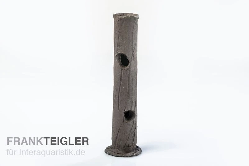 Aquariumkeramik Garnelenstamm Midi Schwarz 1 Aquariumkeramik Garnelenstamm Midi Schwarz