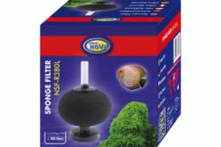 Aqua Nova NSF-R380, Schwammfilter Rund, Bis 380 Liter