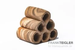 Aquariumkeramik Röhrenturm Modell B Dreifarbig