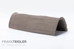 Aquariumkeramik Axolotl Tunnel 23-25 Cm Schwarz