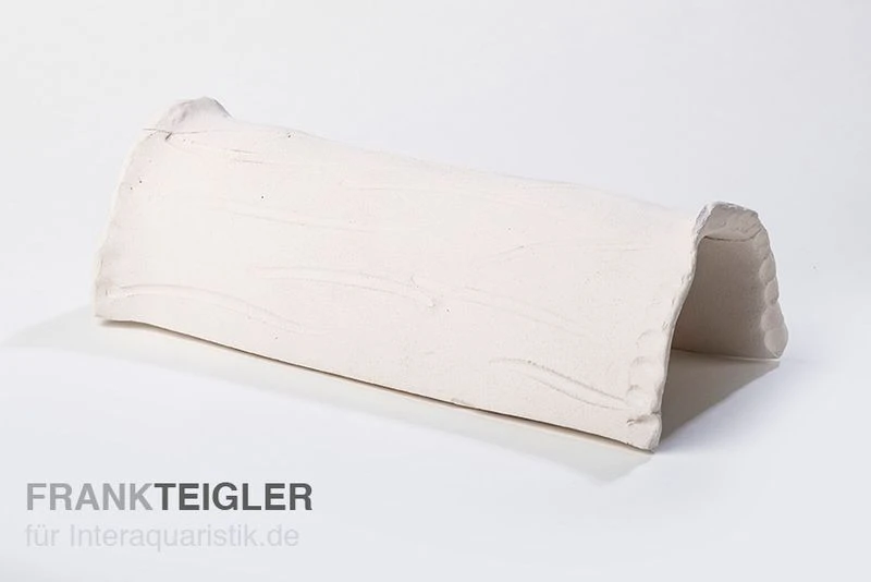 Aquariumkeramik Axolotl Tunnel 23-25 Cm Weiss 1 Aquariumkeramik Axolotl Tunnel 23-25 Cm Weiss