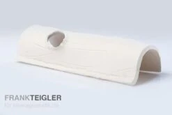 Aquariumkeramik Axolotl Tunnel Mit Fenster 30 Cm Weiss