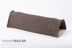 Aquariumkeramik Axolotl Tunnel 30 Cm Schwarz