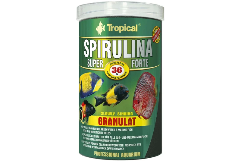 Tropical Spirulina Super Forte 36 % Granulat, 250 Ml 1 Tropical Spirulina Super Forte 36 % Granulat, 250 Ml