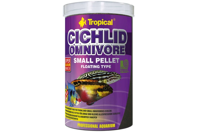 Tropical Cichlid Omnivore S, 1 Liter 1 Tropical Cichlid Omnivore S, 1 Liter